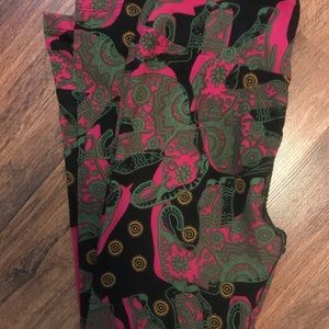 LuLaRoe Elephant leggings OS NWOT